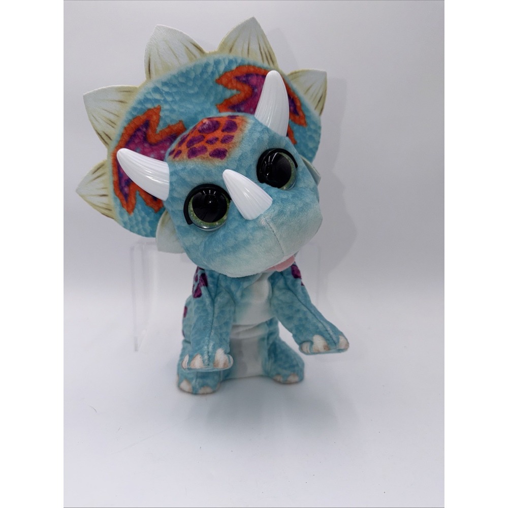 FurReal Hoppin' Topper Interactive Dinosaur Plush Pet Toy Sounds‎ Tested Works
